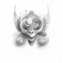 acta non verba tattoo design idea