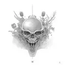 acta non verba tattoo design idea