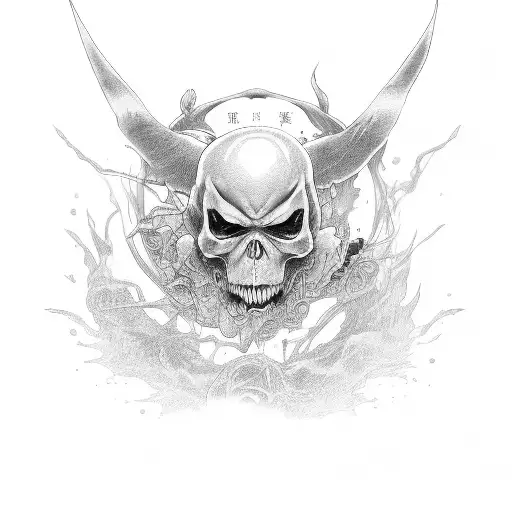 shinigami  tattoo design idea