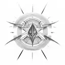 Avatar Aang's air glider tattoo design idea