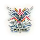 piston  tattoo design idea