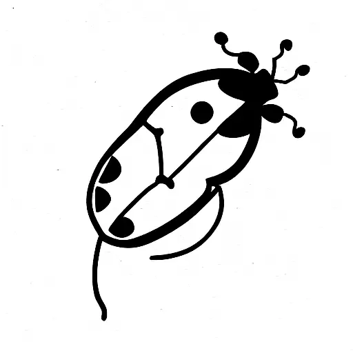 In Memory Meaningful Ladybug Tattoo - Temu