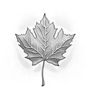 Maple Leaf tattoo design idea