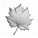 Maple Leaf tattoo design idea