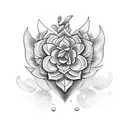 gardening speaker tattoo design idea