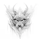 Brutal iced train tattoo design idea