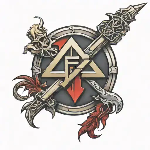 faze clan logo with thugs incorporated within tattoo design idea