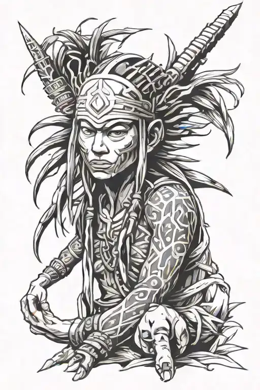 shaman king tattoo design idea