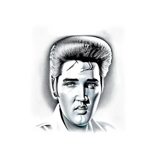 elvis tattoo design idea
