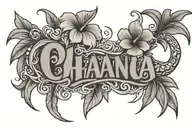 Ohana means family tattoo design idea