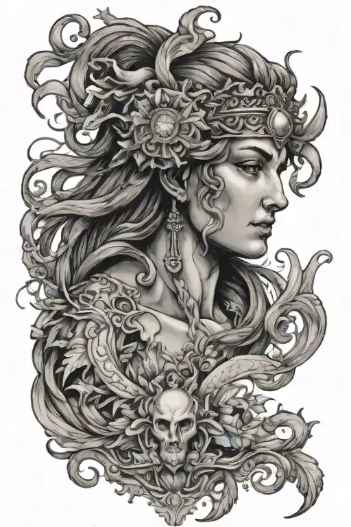 Greek mythology filler tattoo tattoo design idea