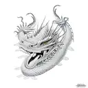 three headed Dragon tattoo design idea