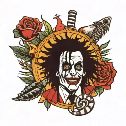 beetlejuice tattoo design idea