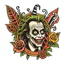 beetlejuice tattoo design idea