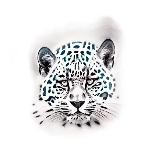 scratches with jaguar fur tattoo design idea