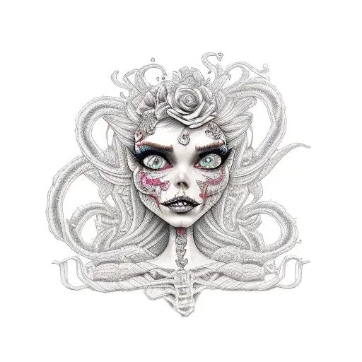 Emily Corpse bride  tattoo design idea
