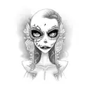 Emily Corpse bride  tattoo design idea