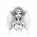 Emily Corpse bride  tattoo design idea