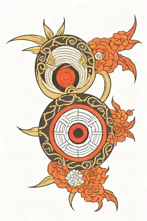 itachi and sharingan tattoo design idea