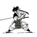 Samurai tattoo design idea