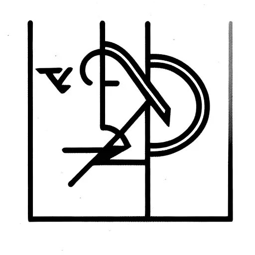 name Laura in morse code whith an arrow and date time and date of birth tattoo design idea