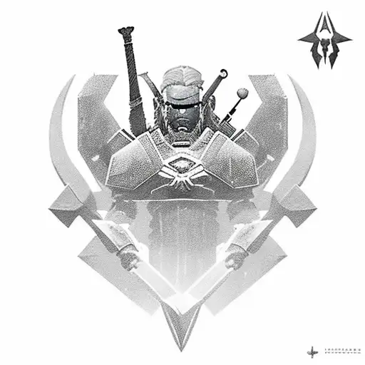 include parts of each of these games. The Witcher, halo, super Mario, legend of Zelda, Pokémon, Skyrim, the last of us tattoo design idea