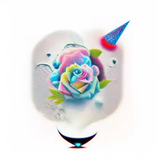 masculinity vs femininity tattoo design idea