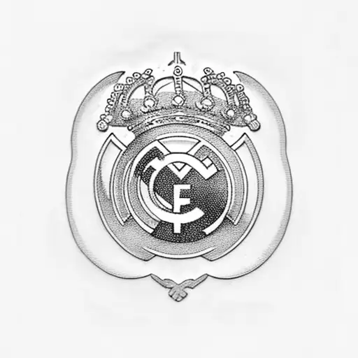 real madrid logo tattoo design idea