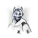 kobe bryant and xmen gambit tattoo design idea