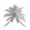 Palm Tree tattoo design idea