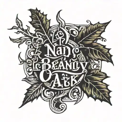 A design based off the band Treaty Oak Revival's song No Vacancy tattoo design idea