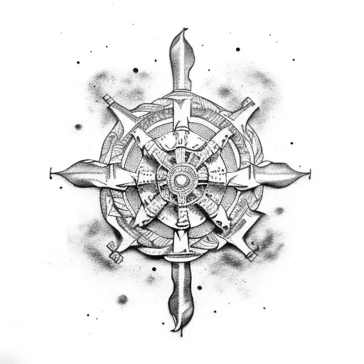 Tattoo uploaded by Michael Gaston • Anchor tattoo #tattoo #anchor #helm  #firstattoo #ink #freshink #nautical #boat #sailing • Tattoodo