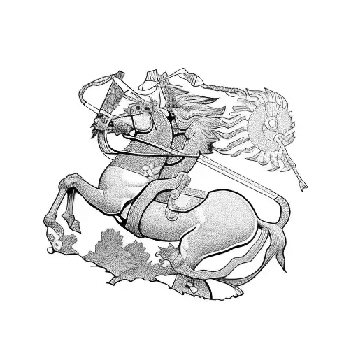 saint george tattoo design idea