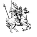 saint george tattoo design idea