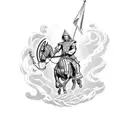 saint george tattoo design idea