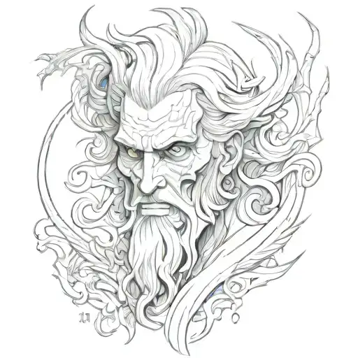 Hades tattoo design idea