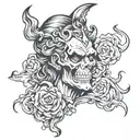 Hades tattoo design idea
