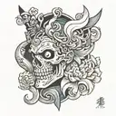 Hades tattoo design idea