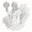 Hades tattoo design idea