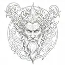 Hades tattoo design idea