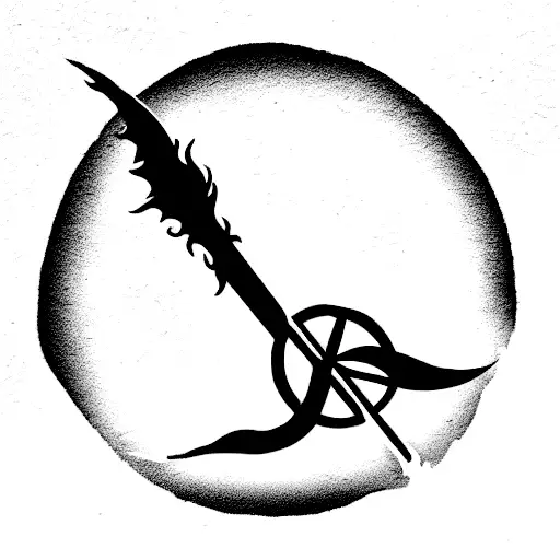 peace, lord of the rings, you shall not pass tattoo design idea