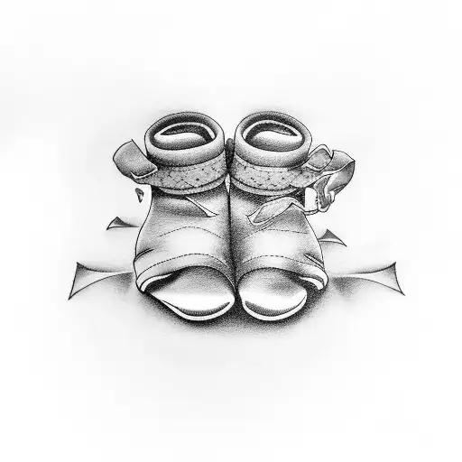 baby feet tatto tattoo design idea