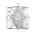 books and coffee tattoo design idea