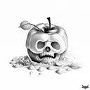 Apple dumpling tattoo design idea