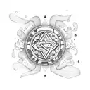 dulces azteca  tattoo design idea