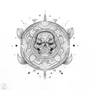 dulces azteca  tattoo design idea