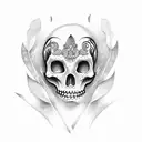 dulces azteca  tattoo design idea