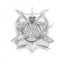 S Initials  tattoo design idea