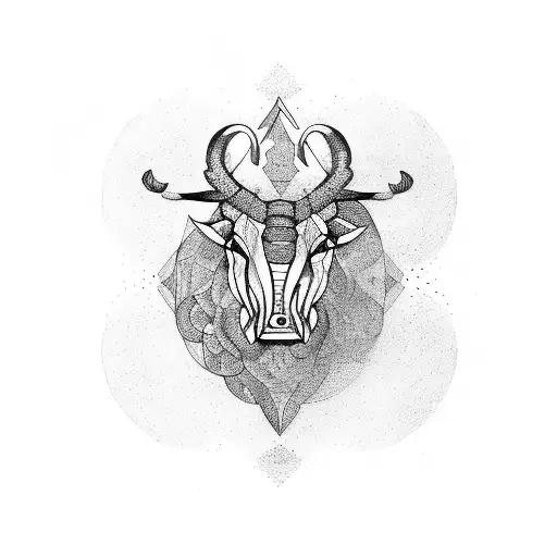taurus tattoo design idea