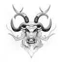 taurus tattoo design idea
